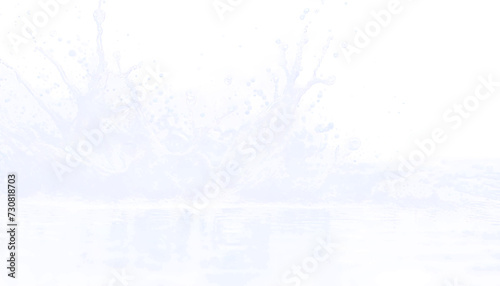 Water splash (transparent background) png with alpha channel