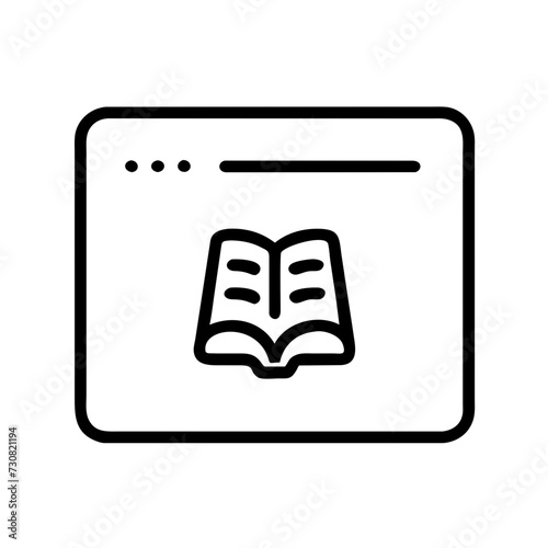 set of online course training skills human resource development icon vector seminar workshop conference teamwork learning improvement class symbol illustration