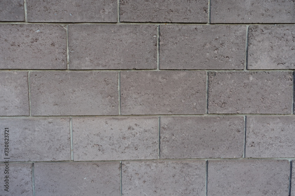 Rough surface of wall made of gray concrete masonry units Rough surface of wall made of gray concrete masonry units