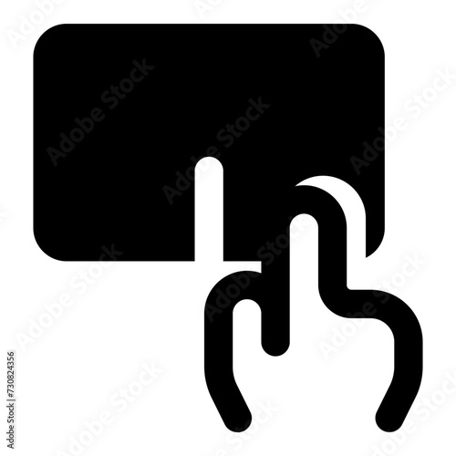 trackpad icon vector illustration asset element