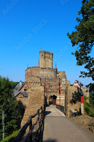 Castle Ehrenburg, Brodenbach, Rhineland-Palatinate, Germany, Europe. photo
