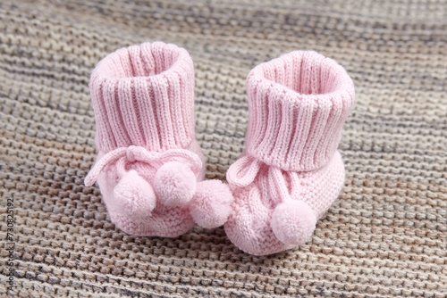 baby booties, for newborns, the first shoes for delicate feet