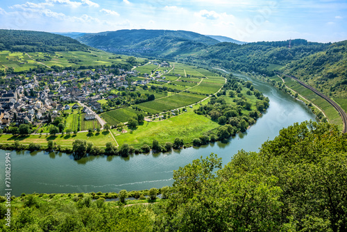Village Punderich, Rhineland-Palatinate, Germany, Europe.