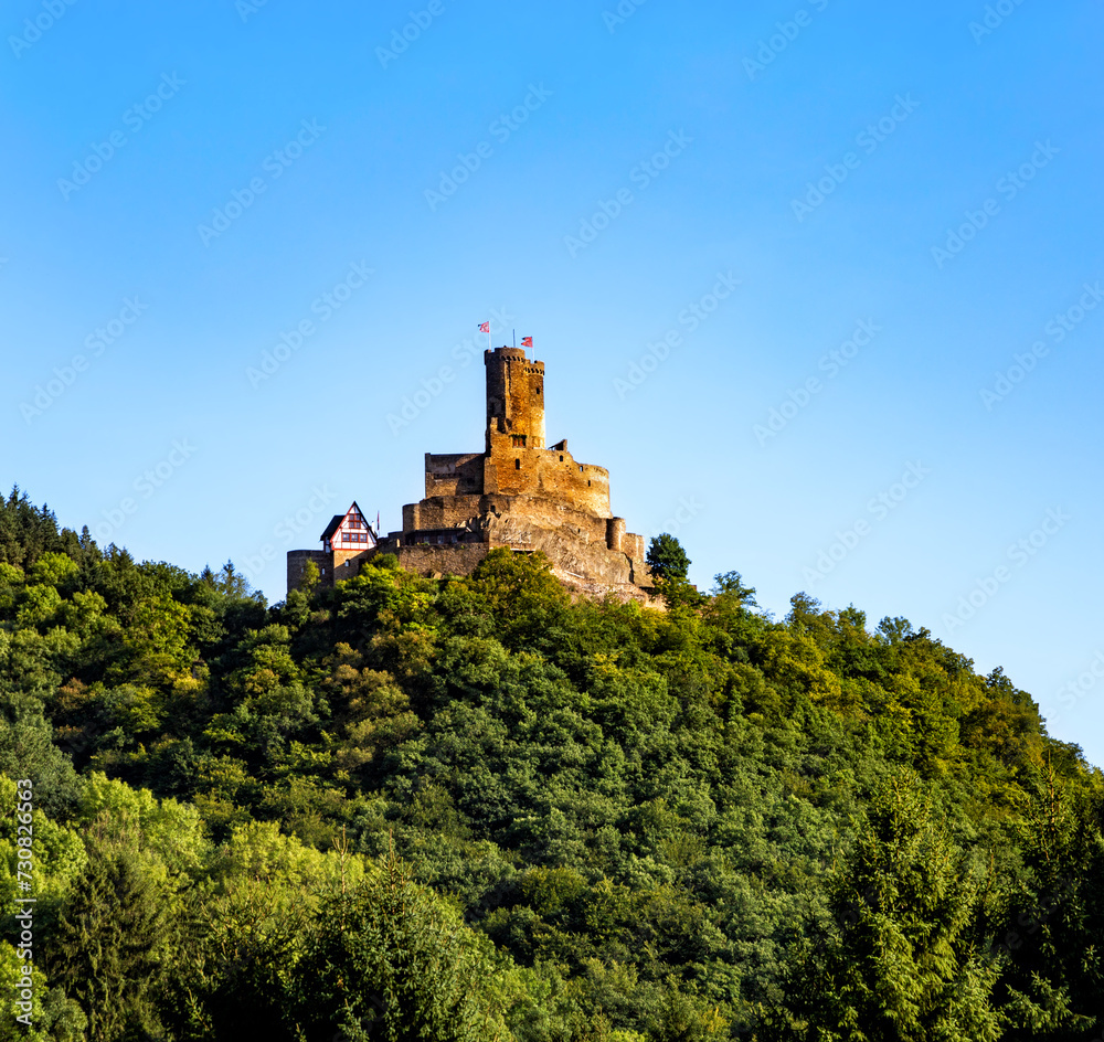 Castle Ehrenburg, Brodenbach, Rhineland-Palatinate, Germany, Europe.