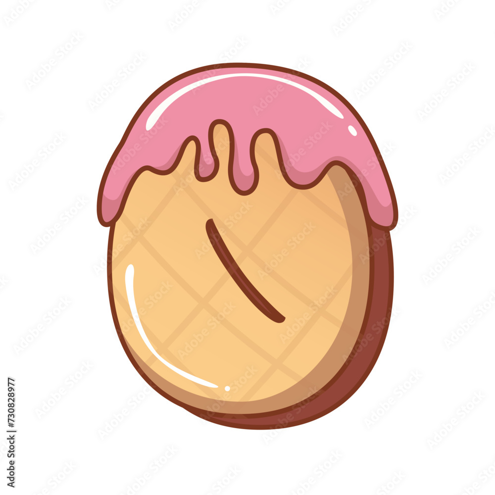 3D Strawberry Ice Cream Number 0 3D Strawberry Ice Cream Number 0
