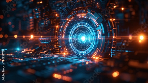 Neon Glow: A Cyberpunk Future Generative AI