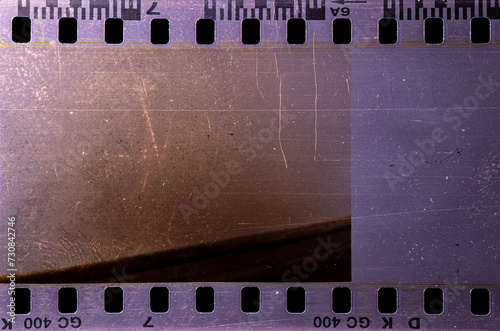 Close-Up View Of An Old 35mm Vintage Film