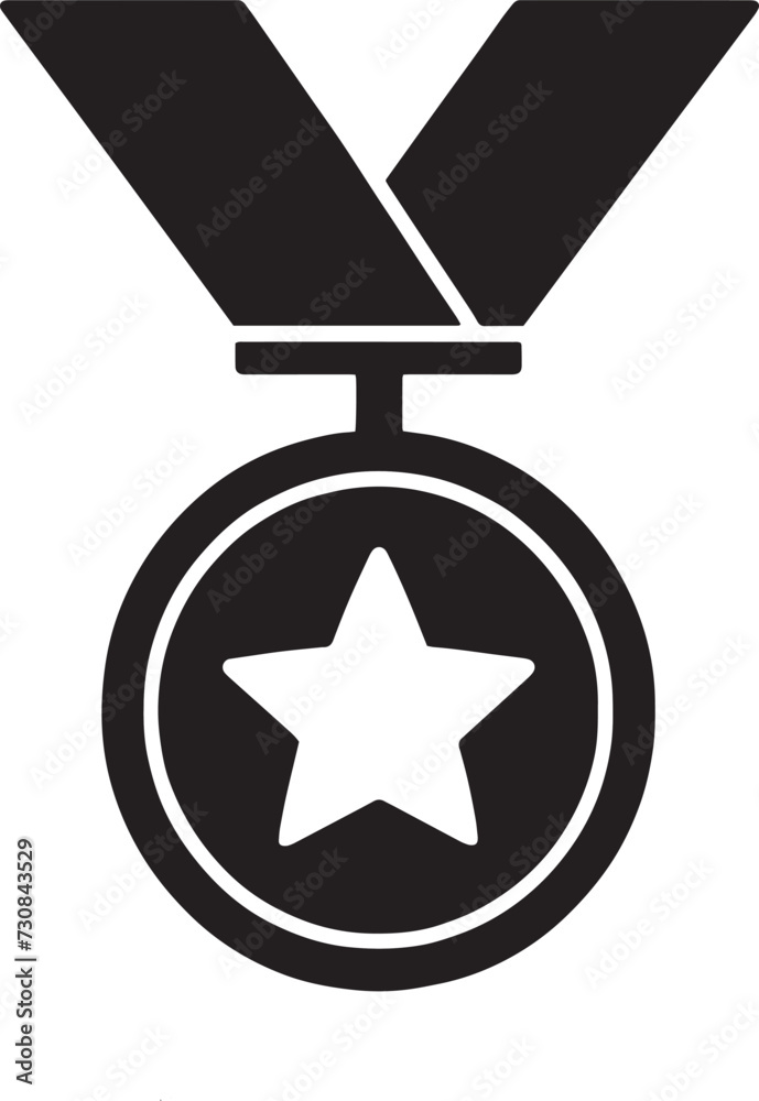 Medal of Distinction Icon vector Medal of Distinction Icon vector