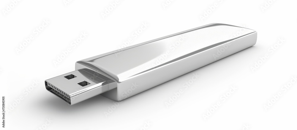 USB Flash Drive Isolated on White Background: The Perfect USB Flash Drive for Seamless Data Transfer and Storage