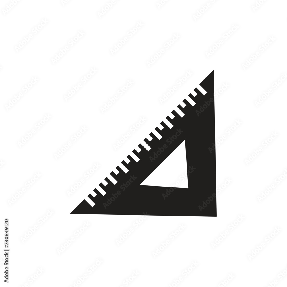 ruler icon vector