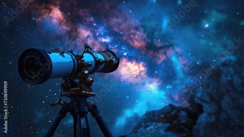 A Mesmerizing Telescope Scene, World Science Day