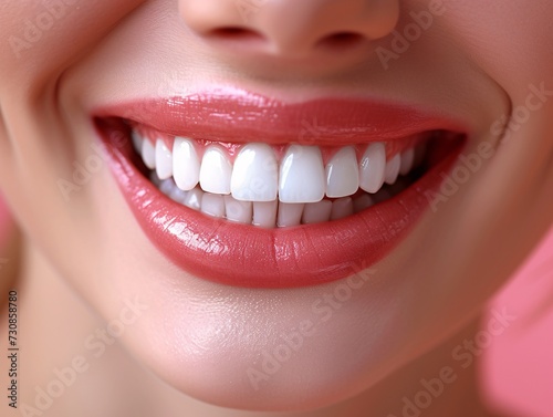 Pink Smile: A Glimpse of the Perfect Teeth Generative AI
