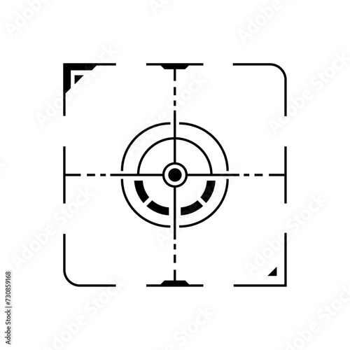 Vector Hud Target Shape Symbol