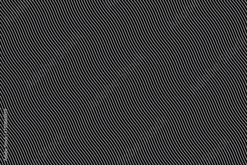 Thin wavy lines seamless pattern. Repeatable wavy zigzag lines vector pattern.