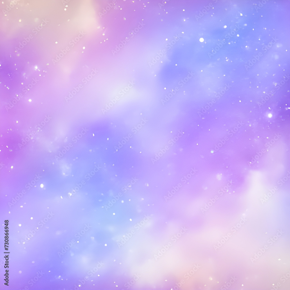 Pastel cosmic fantasy background.	