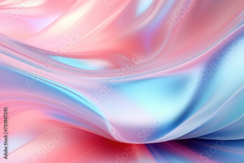 Abstract holographic iridescent light folds background