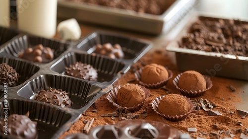 Assorted Handmade Chocolates in a Box