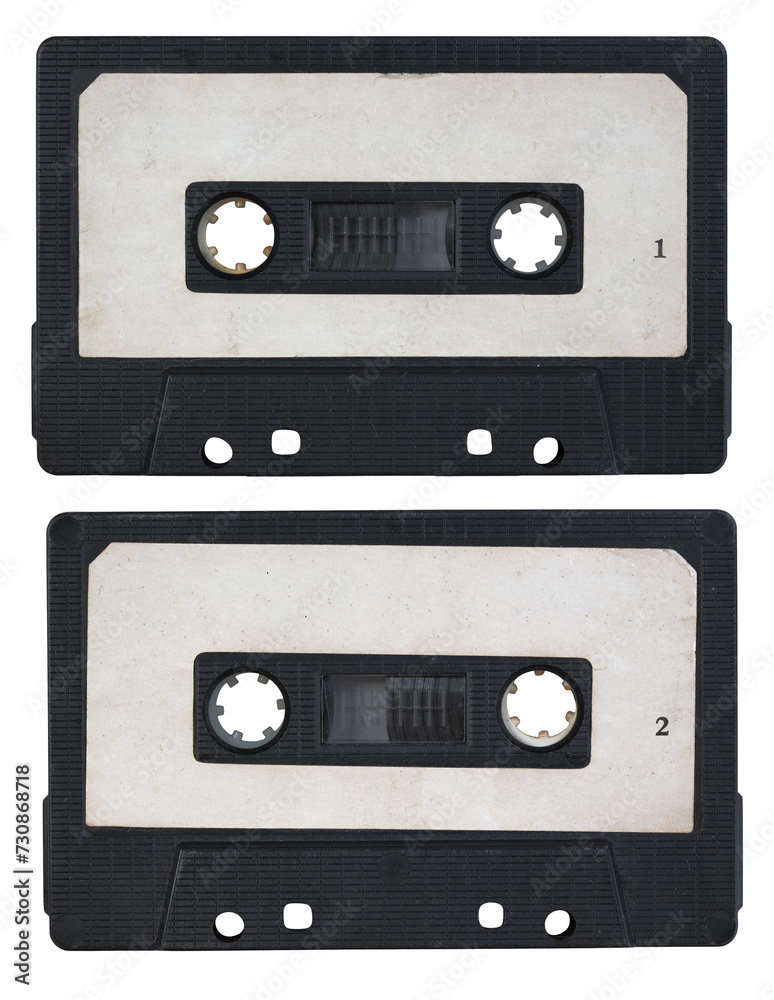 Obraz premium audio cassette, transparent png.