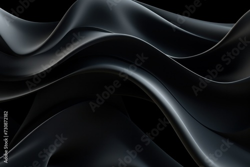 abstract wavy black background curve cloth