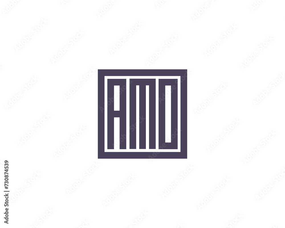 AMO Logo design vector template AMO Logo design vector template