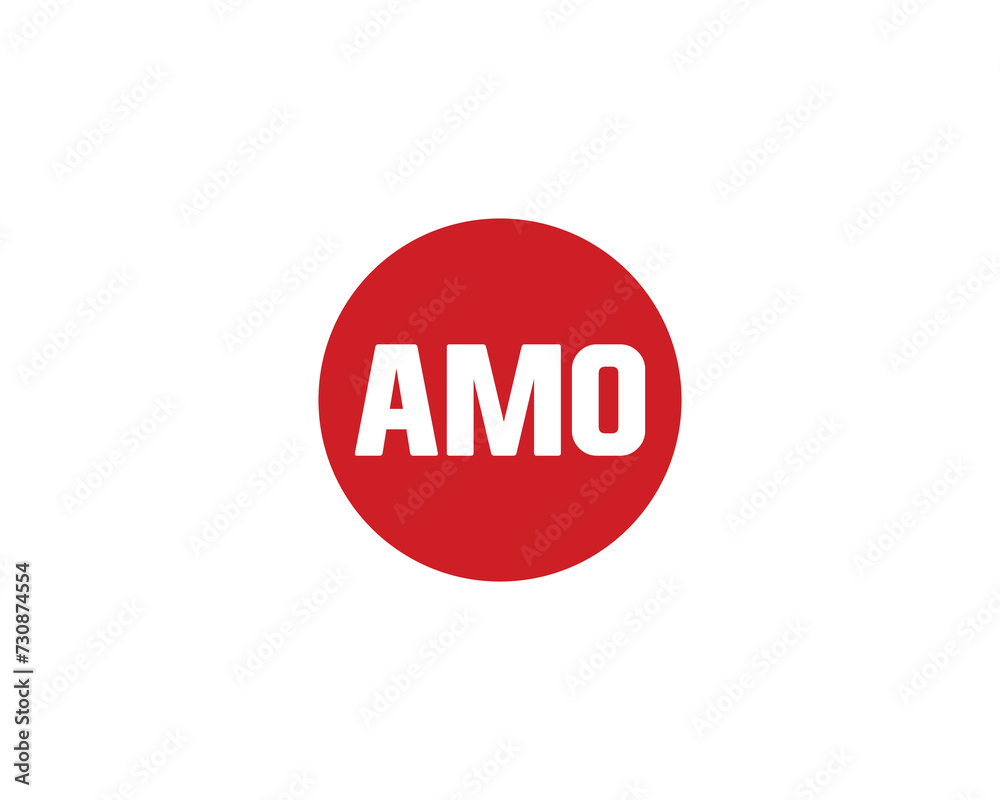 AMO Logo design vector template AMO Logo design vector template