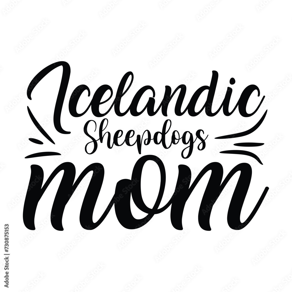 Icelandic sheepdogs mom