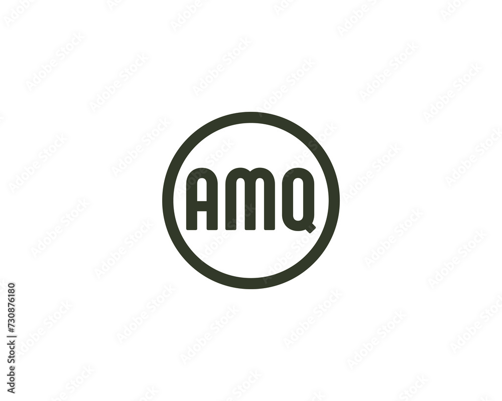 AMQ Logo design vector template AMQ Logo design vector template