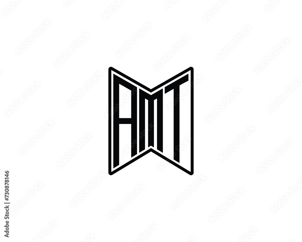 AMT Logo design vector template AMT Logo design vector template