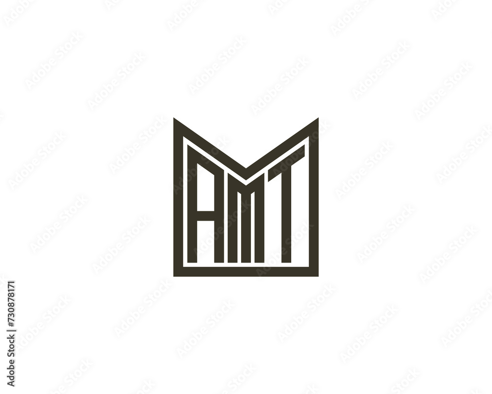 AMT Logo design vector template AMT Logo design vector template
