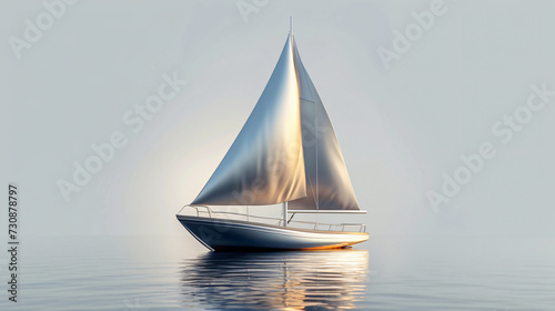Metal sailboat