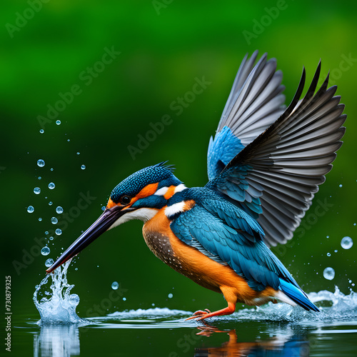 Kingfisher, ai-generatet © Dr. N. Lange