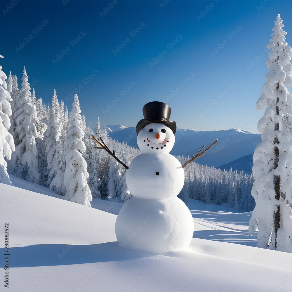 Snowman, ai-generatet