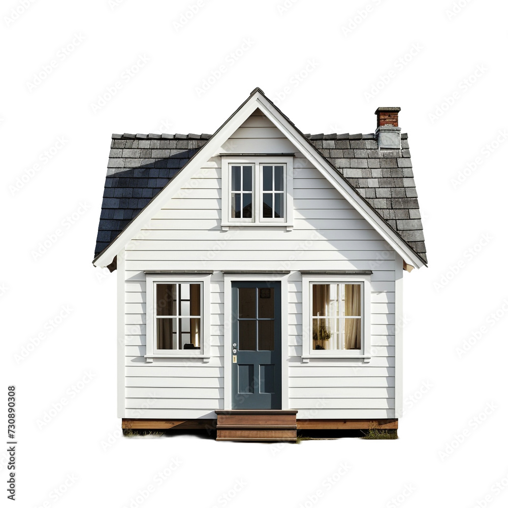 Tiny house isolated on transparent background Tiny house isolated on transparent background