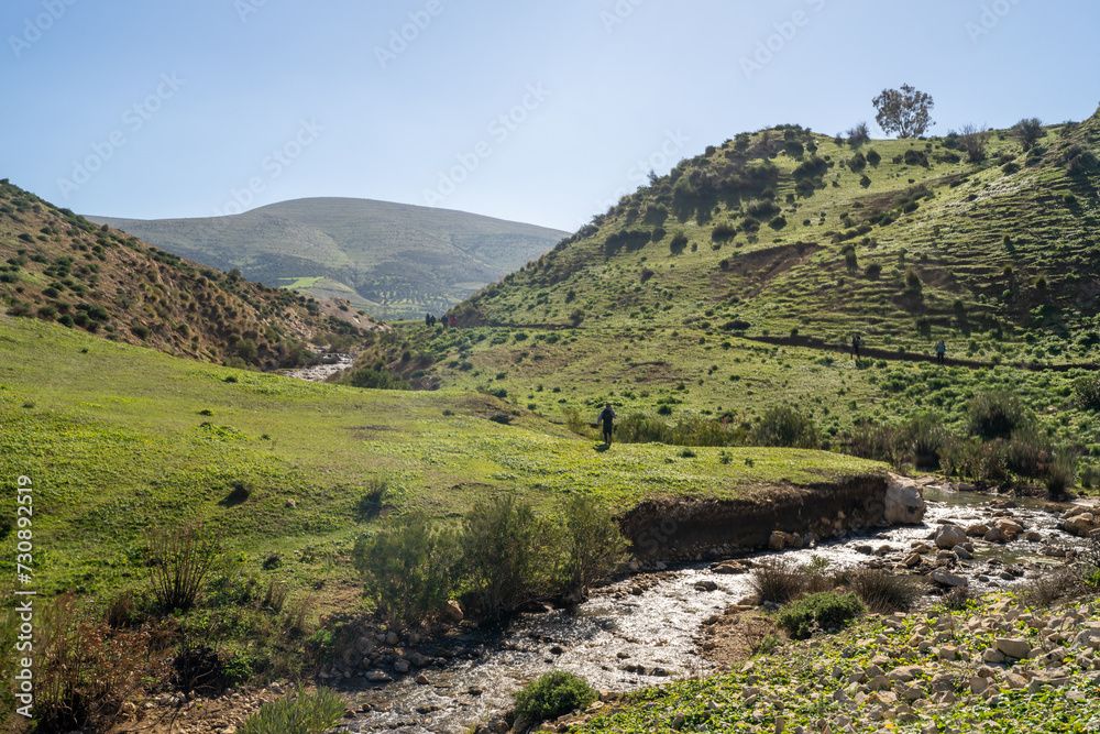 Landscape of northern Tunisia - Sejnene region - Tunisia
