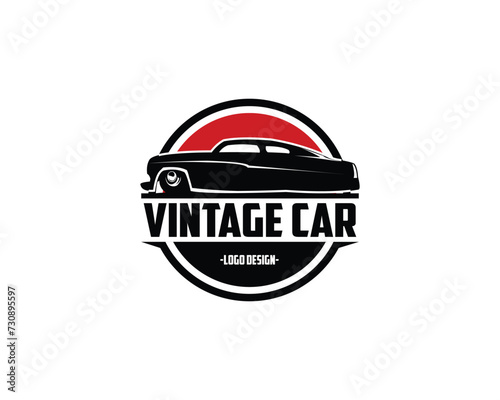 1949 mercury coupe vintage car logo. tagged badge, emblem, icon, design sticker, vintage car industry. photo