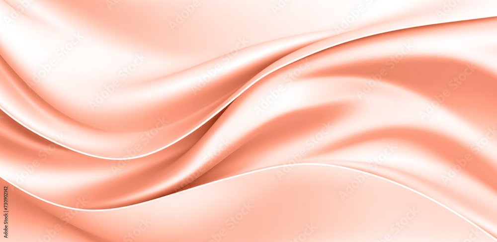 Abstract Luxury Apricot Silk wave modern soft luxury drapery texture curve background illustration. Textured wave pattern for backgrounds. Abstract Luxury Apricot Silk wave modern soft luxury drapery texture curve background illustration. Textured wave pattern for backgrounds.