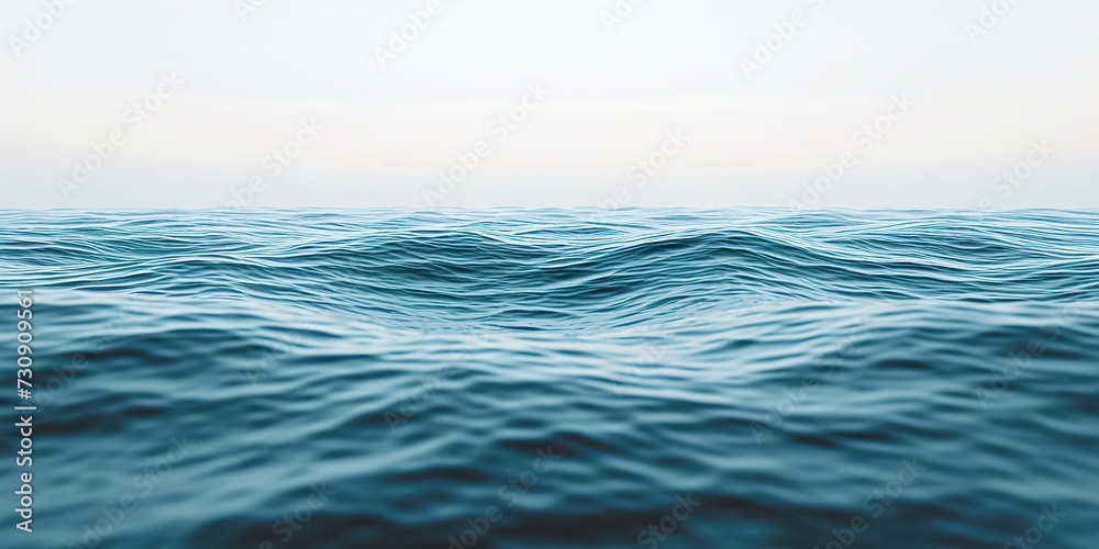 Obraz premium blue ocean waves