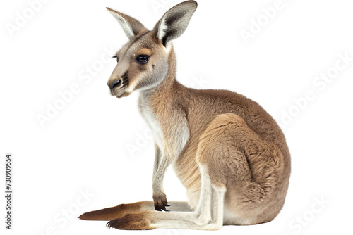 Baby Kangaroo on transparent background © AIstudio1