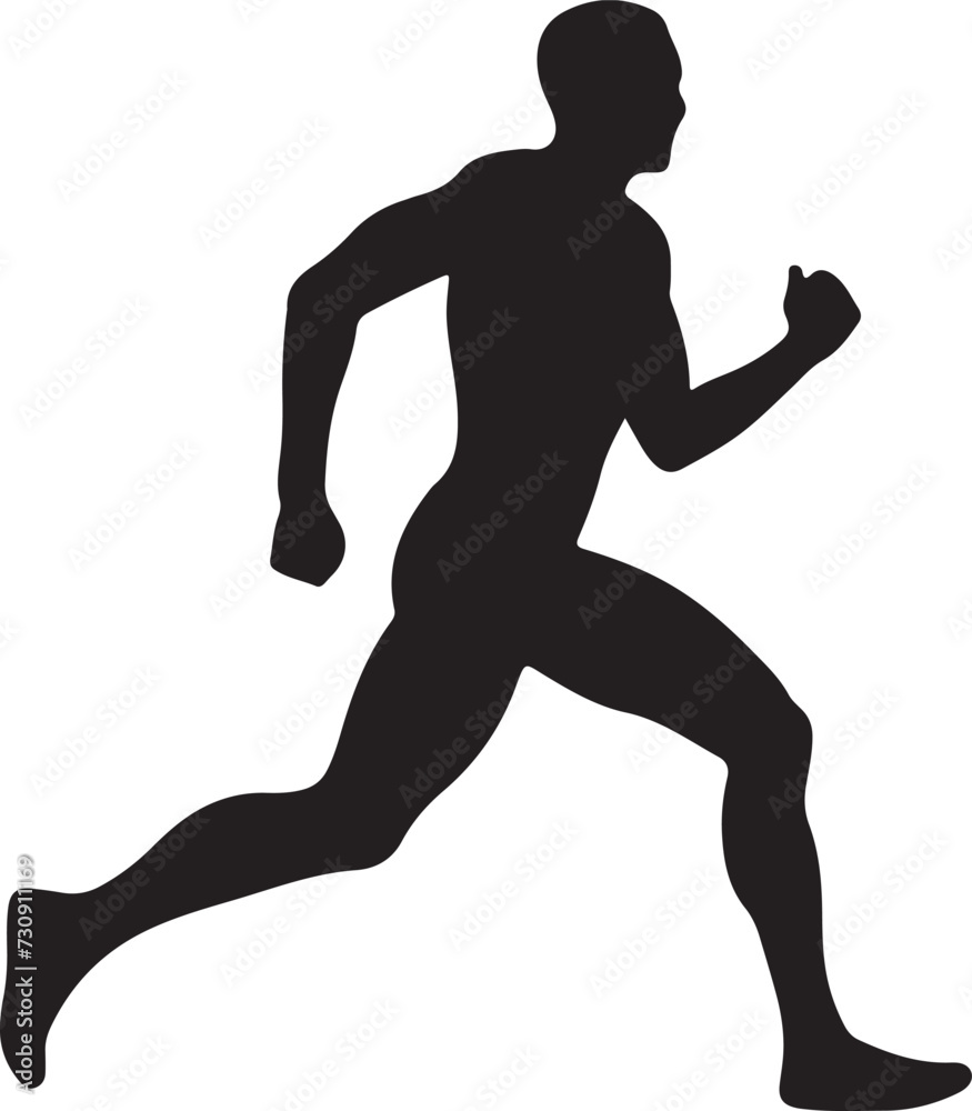 run vector silhouette run vector silhouette