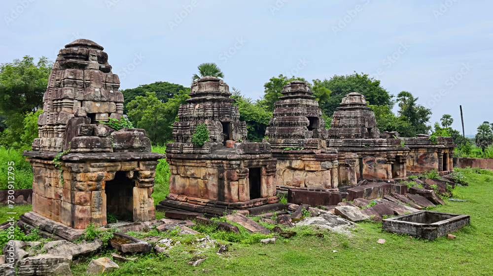 Group of Ruin Temples in the Campus of Kota Gullu, Ghanpur, Warangal, Telangana, India... Group of Ruin Temples in the Campus of Kota Gullu, Ghanpur, Warangal, Telangana, India...