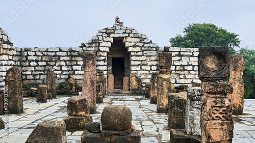 Unique Surang Tila Temple, built With Dress Stone Blocks. Sirpur, Mahasamund, Chhattisgarh, India. photo
