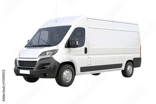 Van on the Move on transparent background