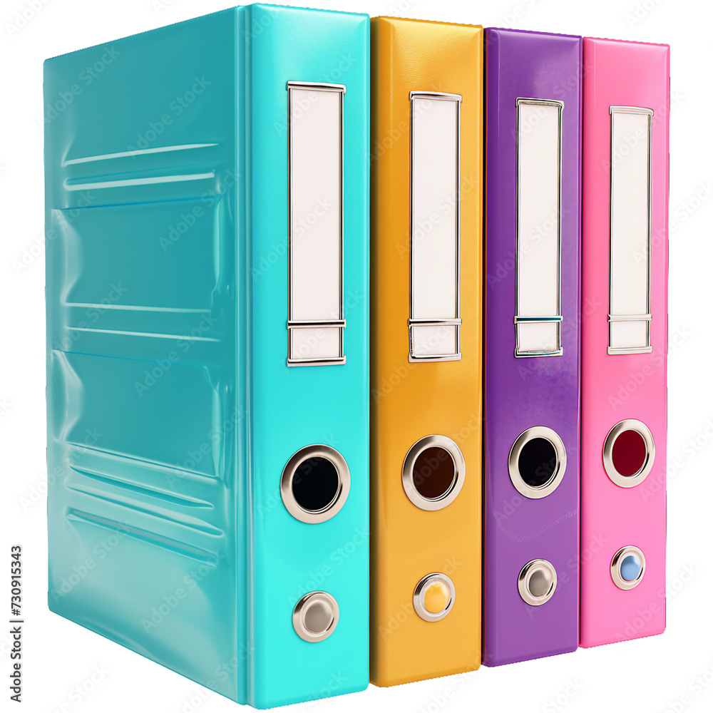 Cute Binder, transparent background. Cute Binder, transparent background.
