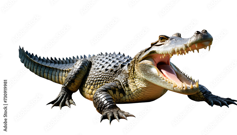 Fototapeta premium Illustration of crocodile