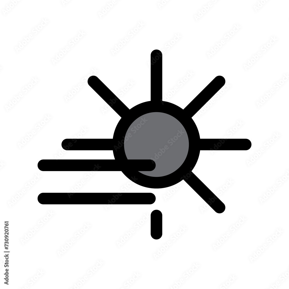 Fog day icon PNG