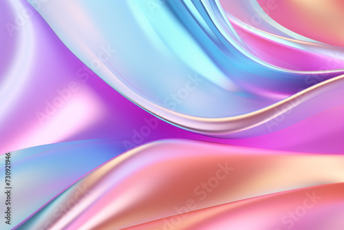 Close Up View of Pink and Blue Background, Calming Colors in Vibrant Contrast