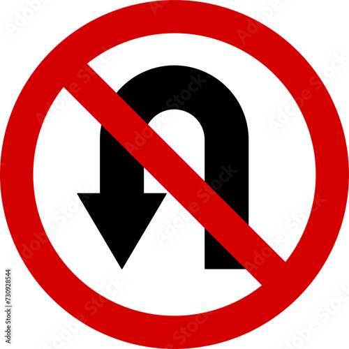 U Turn Go Back or U Turn Not Allowed Forbidden Arrow Traffic Sign Icon Set. Vector Image. Free Download U Turn Go Back or U Turn Not Allowed Forbidden Arrow Traffic Sign Icon Set. Vector Image. - GFXLoad