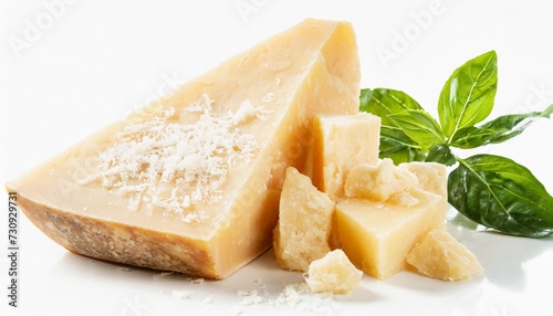 parmesan cheese on white