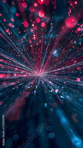 beautiful starburst background in a blue space