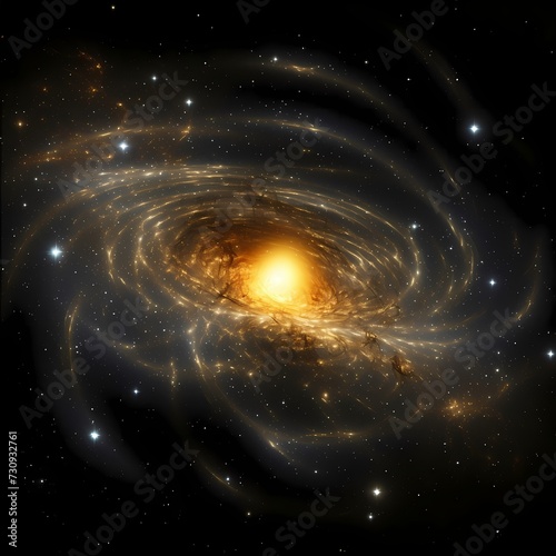 Spiral Galaxy in Space